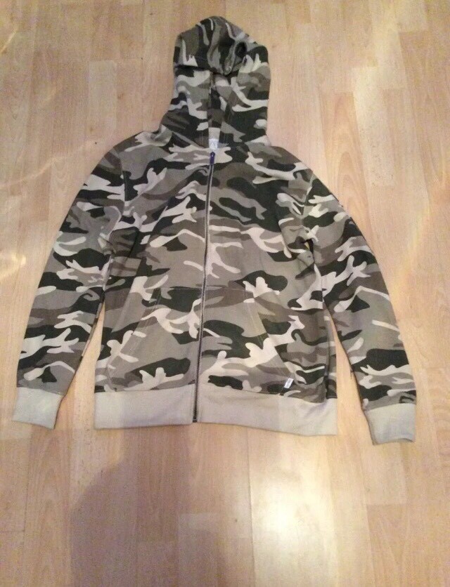 zara camo hoodie